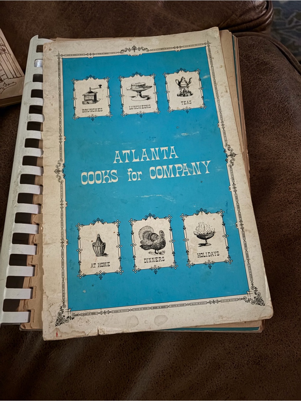 Atlanta Cooks for Company vintage junior league cookbook 1968 edition